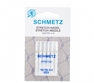 Иглы стретч SCHMETZ 130/705H-S №65, 5шт