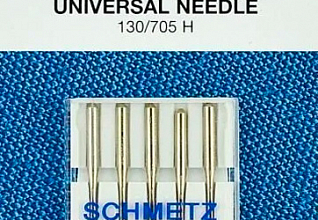 Иглы стандартные SCHMETZ 130/705H №70, 80(2), 90, 100, 5шт